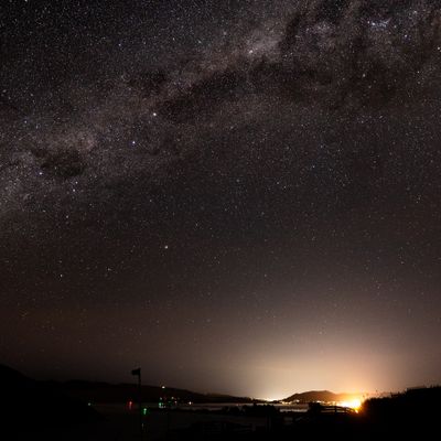 Dunedin under the Milky Way