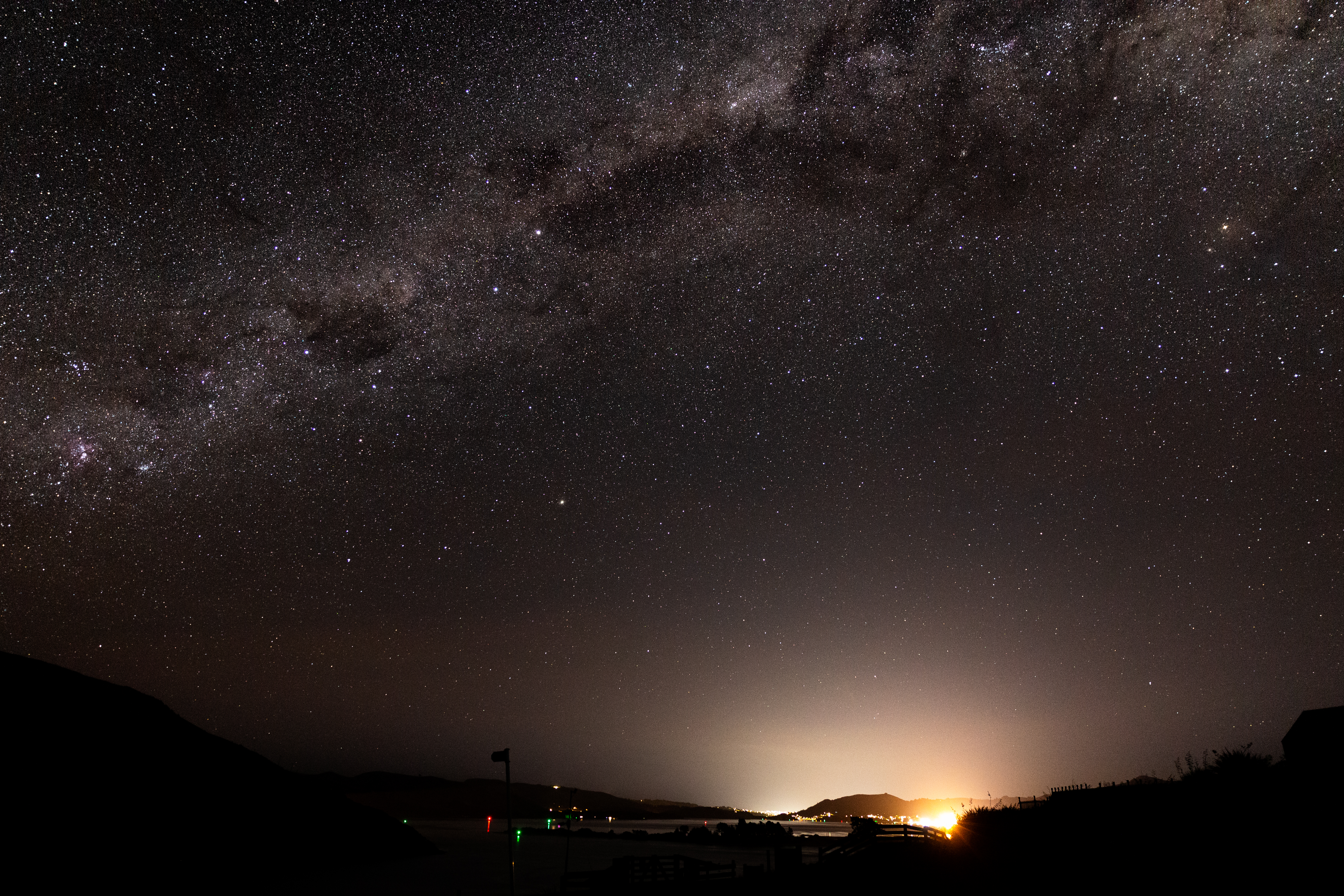 Dunedin under the Milky Way